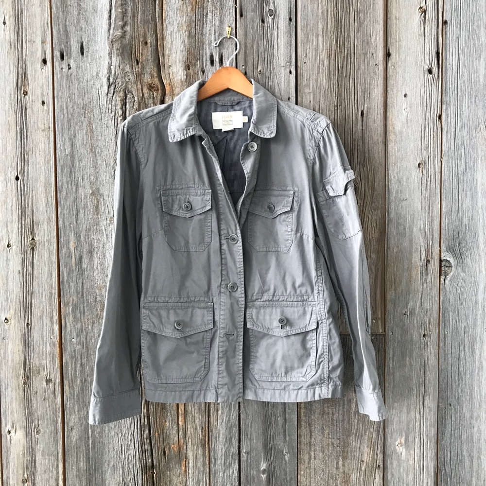 Garment dyed chino jacket